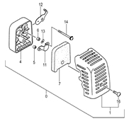 (image for) Air Filter Assembly 40cc